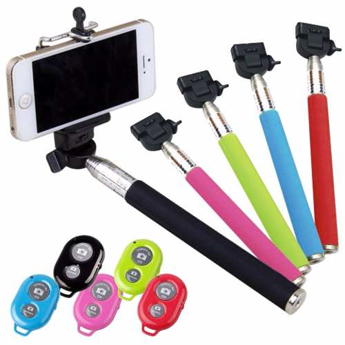 Bastón Selfie Stick Con Control Inalámbrico Bluetooth 2 En 1